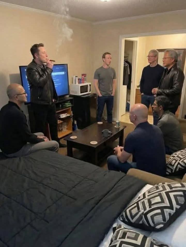 أثرياء الكوكب يلتقون في غرفة متواضعة 