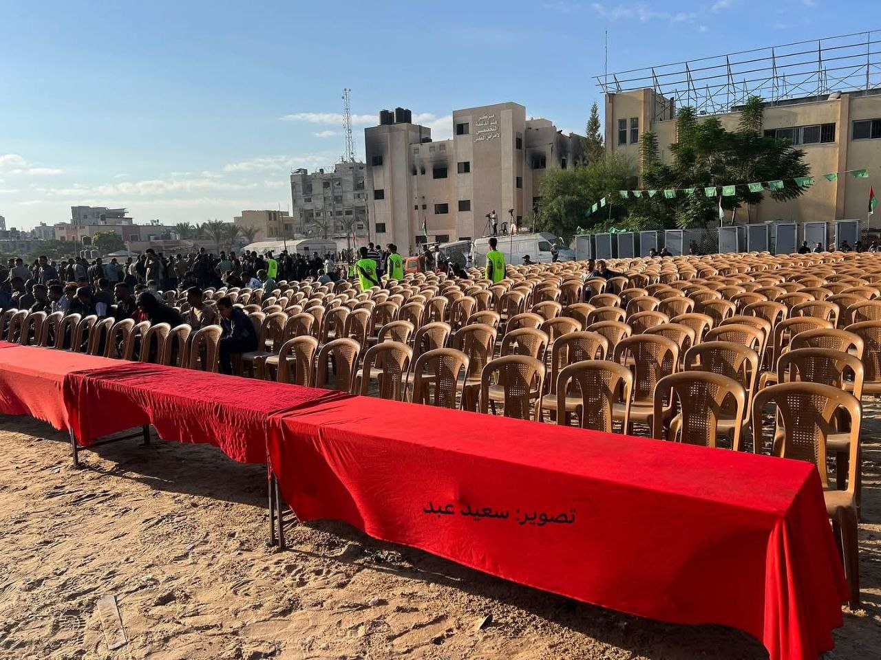 تجهيزات لاستقبال الأسرى الفلسطينيين في مستشفى ناصر بقطاع غزة