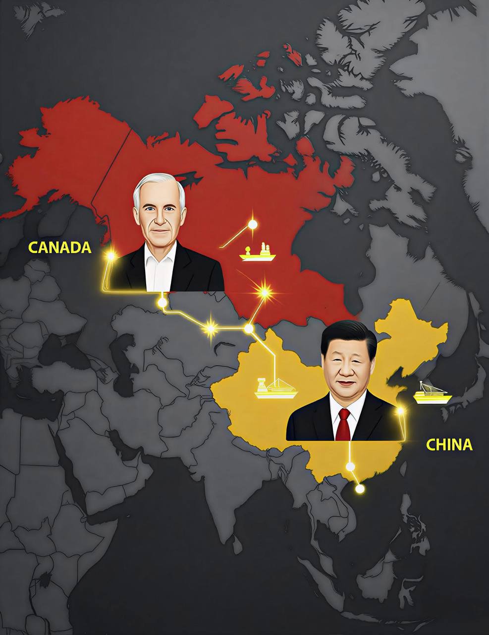 ️ كندا تفضل الصين كشريك تجاري على حساب الولايات المتحدة