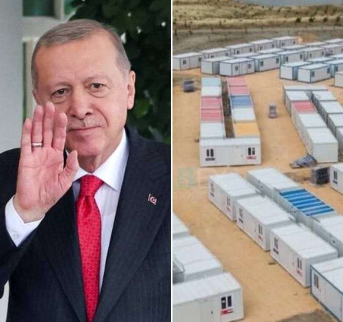 تركيا ترسل منازل متنقلة إلى قطاع غزة 