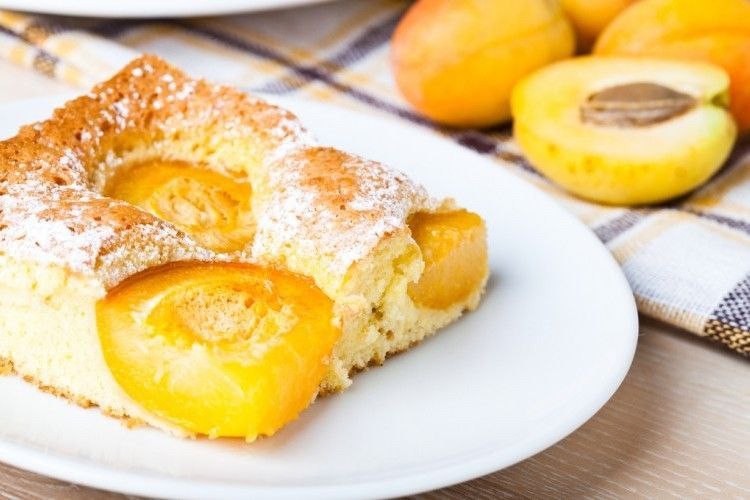 كيكة المشمش 