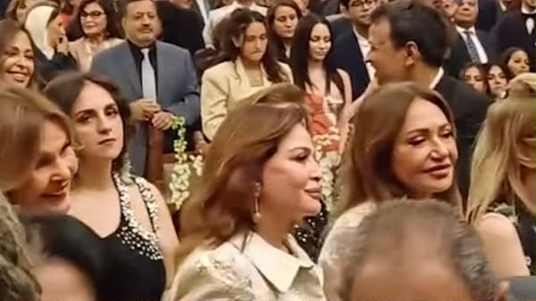 أبرزهم ليلى علوي ويسرا وإلهام شاهين فى زفاف أسطوري لنجل الفنان هاني رمزي 