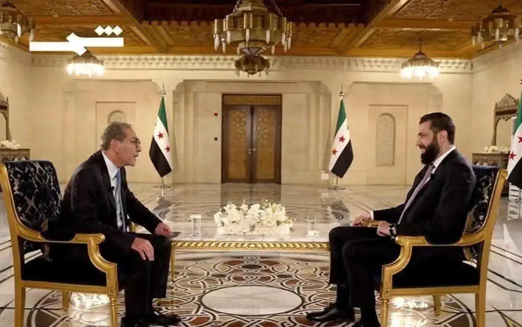 قناة كردية تجري حوارا مع الشرع ثم تمتنع عن إذاعته 