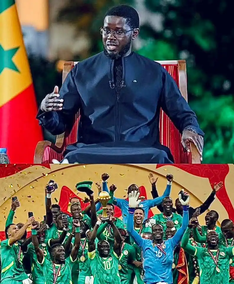 الرئيس السنغالي يمنح لاعبي أسود التيرانجا مكافأة 115,000 يورو ،وقطعة أرض مساحتها 1500متر 