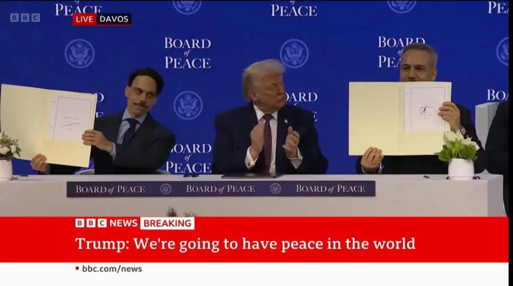 مجلس السلام بقيادة ترامب يرفع شعار " أمريكا أولًا " !!