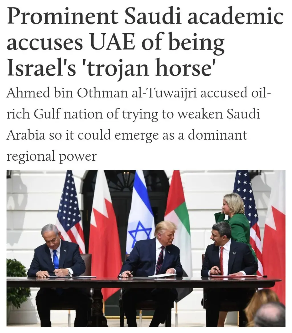 أكاديمي سعودي : الإمارات هي حصان طروادة لإسرائيل 
