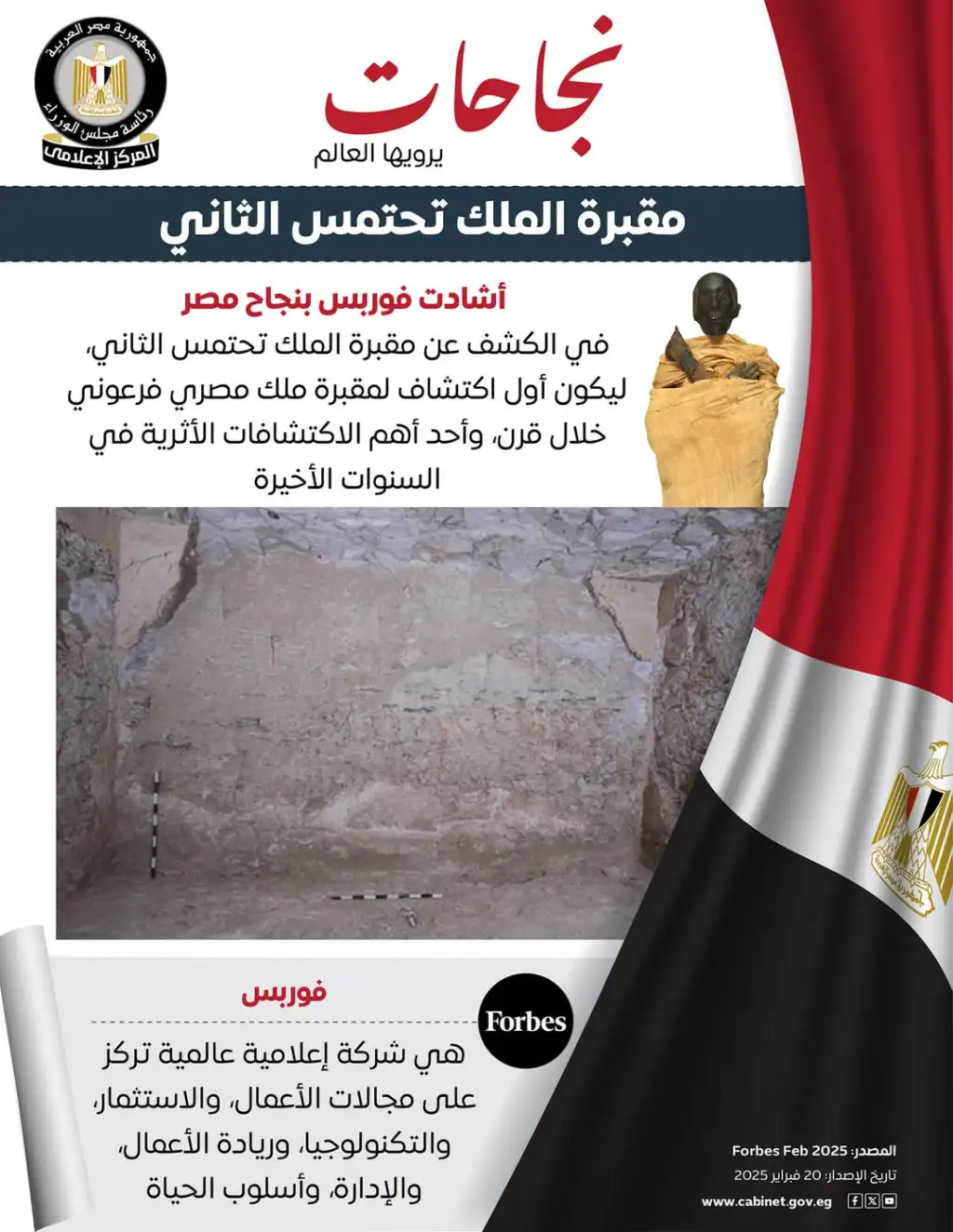 إدراج كشف مقبرة الملك تحتمس الثاني ضمن قائمة