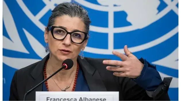‏المقررة الأممية  فرانشيسكا ألبانيزي تكتب رسائل سرية