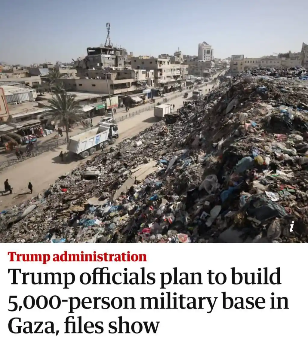 أمريكا تخطط لبناء قاعدة عسكرية في غزة 