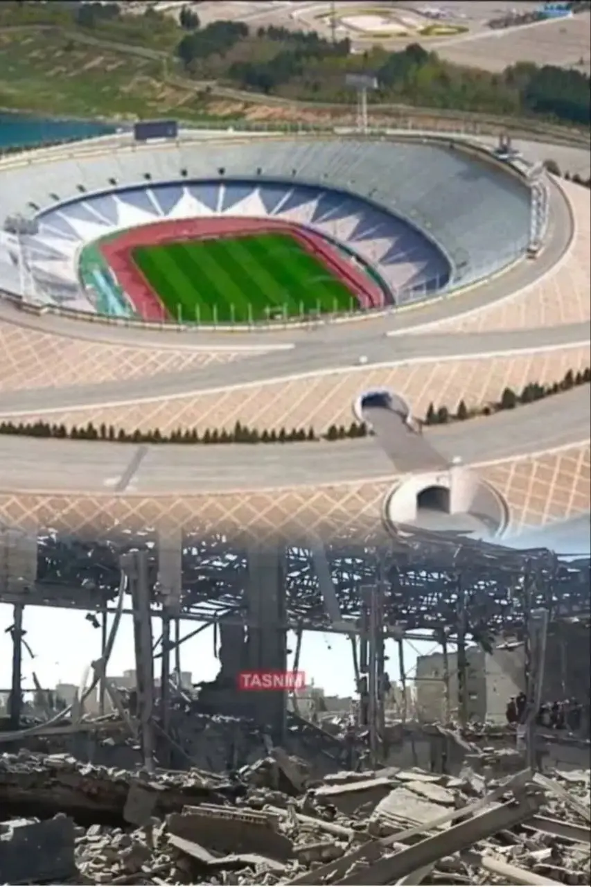 إسرائيل تقصف ستاد آزادي في طهران الذي يتسع لـ90 ألف متفرج