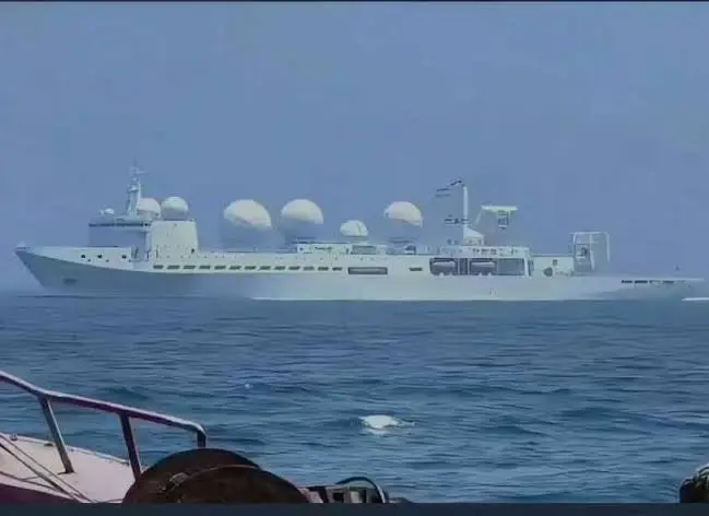  ما سر تمركز السفينة الصينية الوحش الأزرق