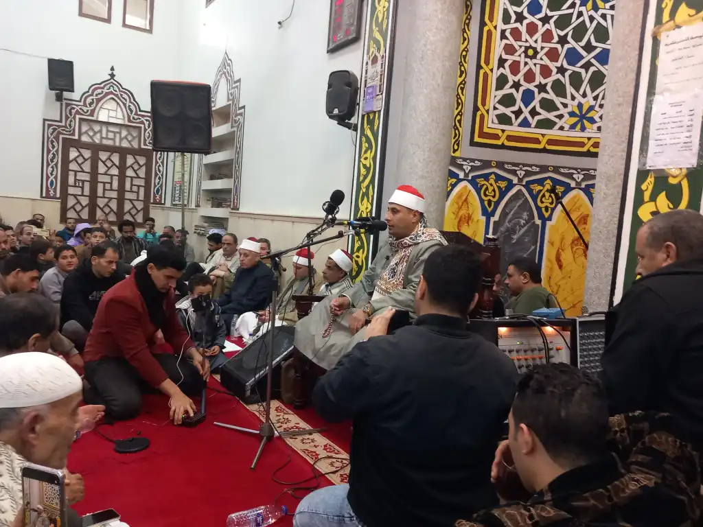 إذاعة القرآن الكريم في ضيافة المسجد الكبير بقرية شطانوف