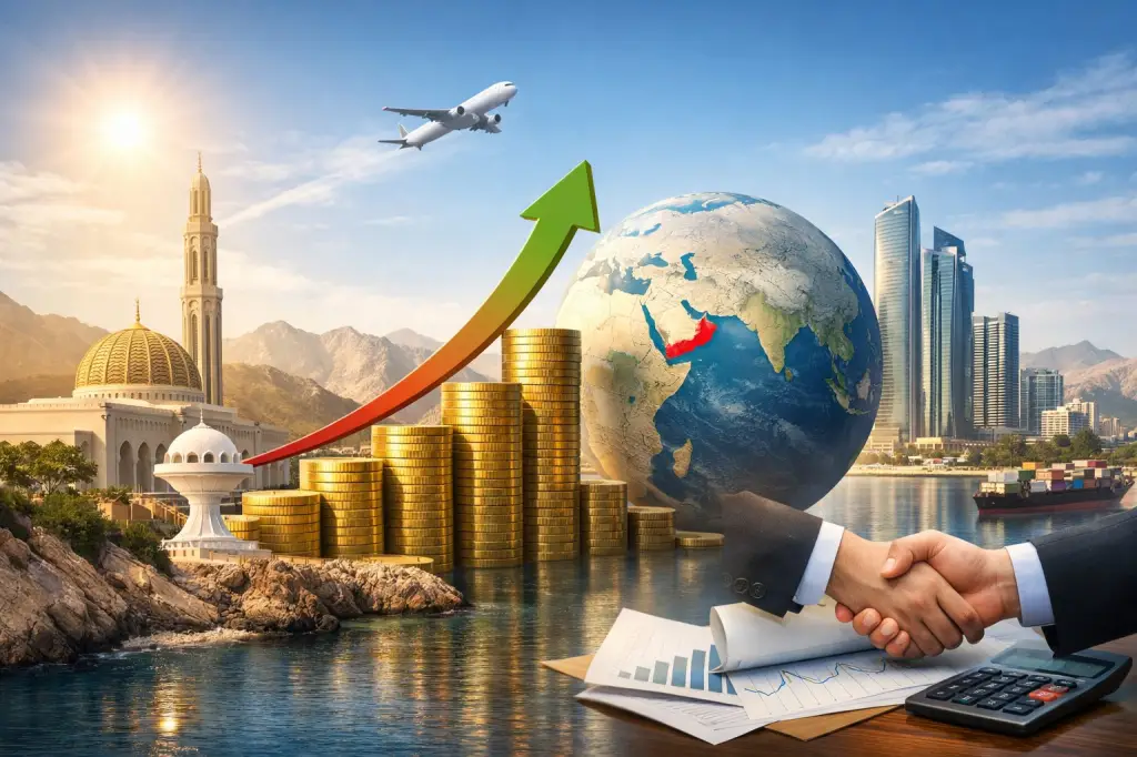 ‏‎سلطنةعُمان تصعد 19 مرتبة في مؤشر الحرية الاقتصادية لعام 2026 لتكون في المرتبة الـ39 عالميًّا مقارنة بمرتبتها الـ58 في عام 2025