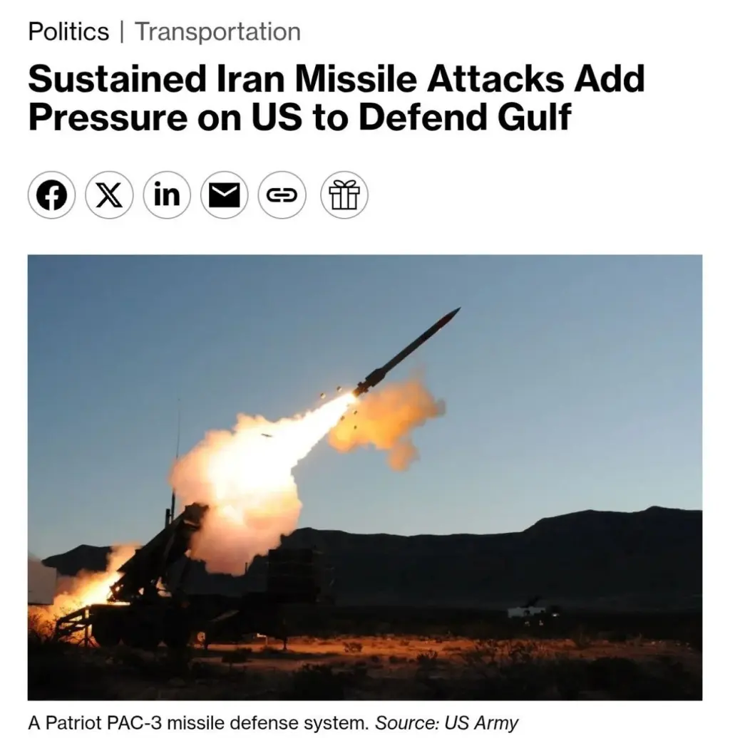 احتياطيات صواريخ الدفاع الجوي لدول الخليج تقترب من نهايتها 