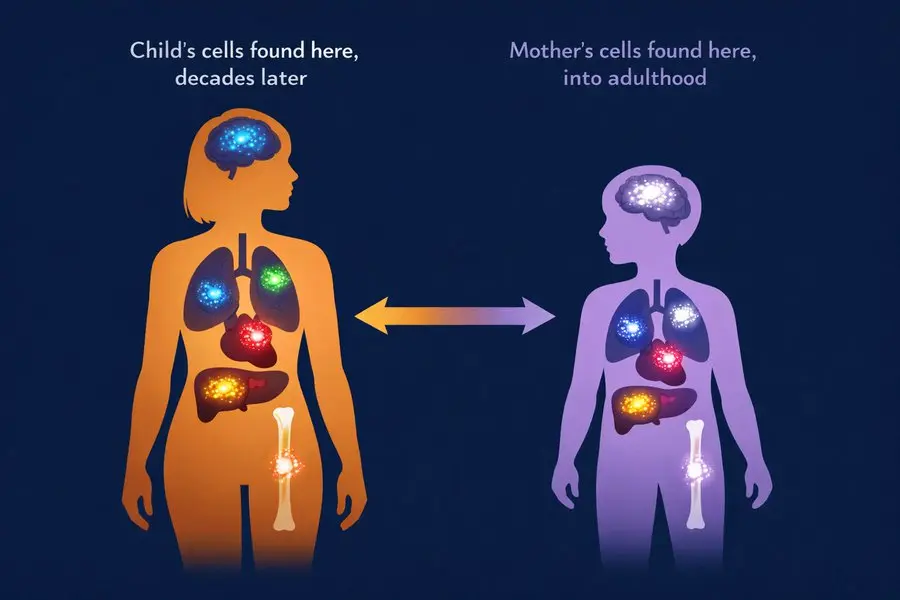 خلايا الأم تبقى في جسدك مدى الحياة 