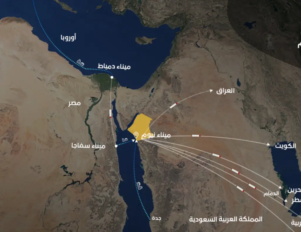 خط الرورو: ممر لوجيستي يربط الأسواق الخليجية بأوروبا مرورا بميناء دمياط 