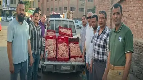 كارثة غذائية تحبطها مديرية التموين في الفيوم.. ضبط 450 كيلو صدور دجاج نافقة قبل توزيعها على المطاعم