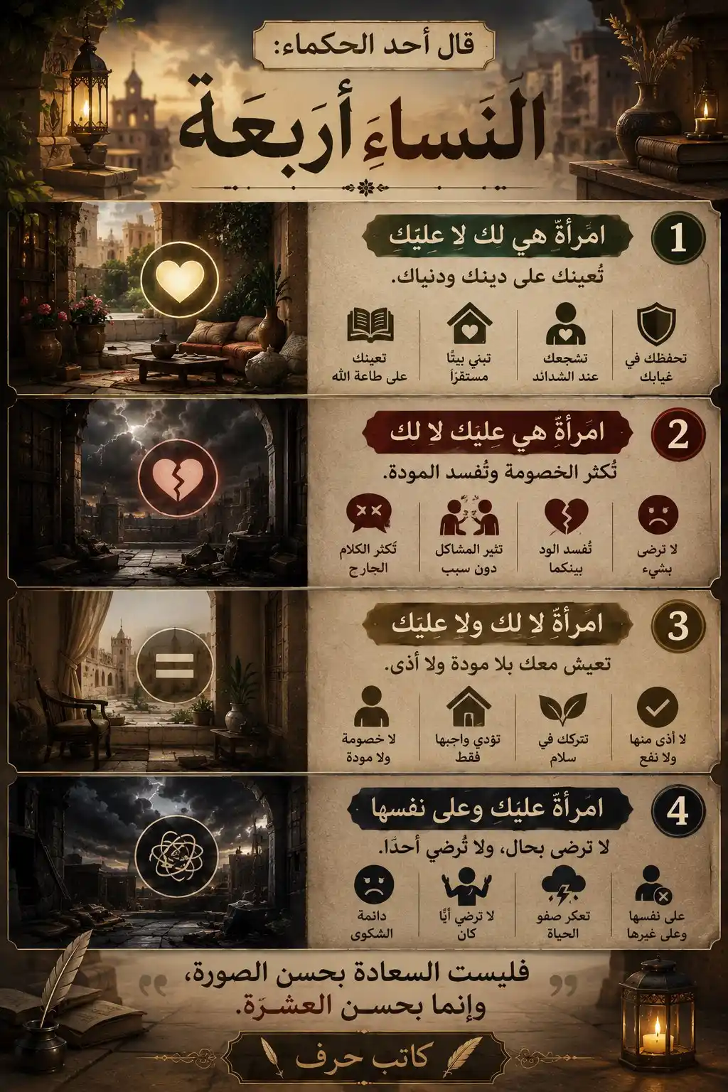 ما  ﺍﻟﻔﺮﻕ ﺑﻴﻦ (ﺍﻟﻤﺮﺃﺓ) ﻭ(ﺍﻟﺰﻭﺟﺔ) ﻭ(ﺍﻟﺼﺎﺣﺒﺔ)؟ ..