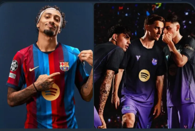 رسميًا: بطل الليغا، برشلونة يعلن عن قميصه الجديد لموسم 2026/27.