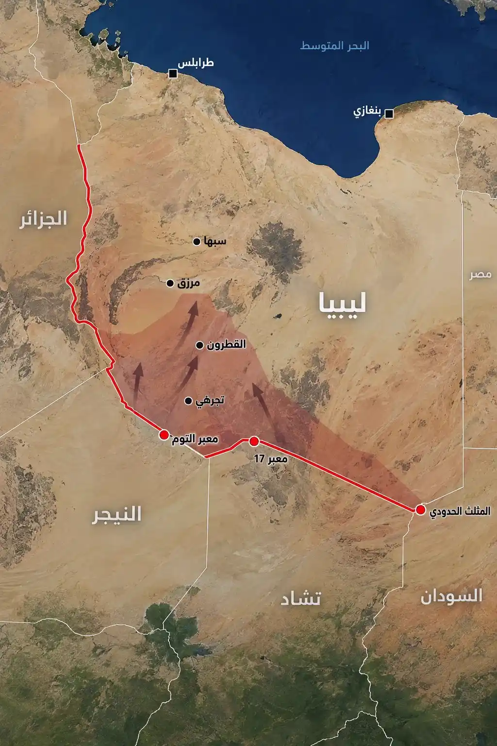 خريطة الصراع الجديد.. الصحراء الكبرى مسرحاً لمواجهة غير مباشرة بين الجزائر والإمارات