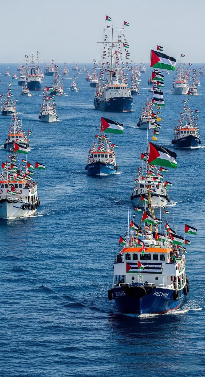 أسطول الصمود يقترب من شواطيء غزة وإسبانيا ستتدخل عند الضرورة القصوى  