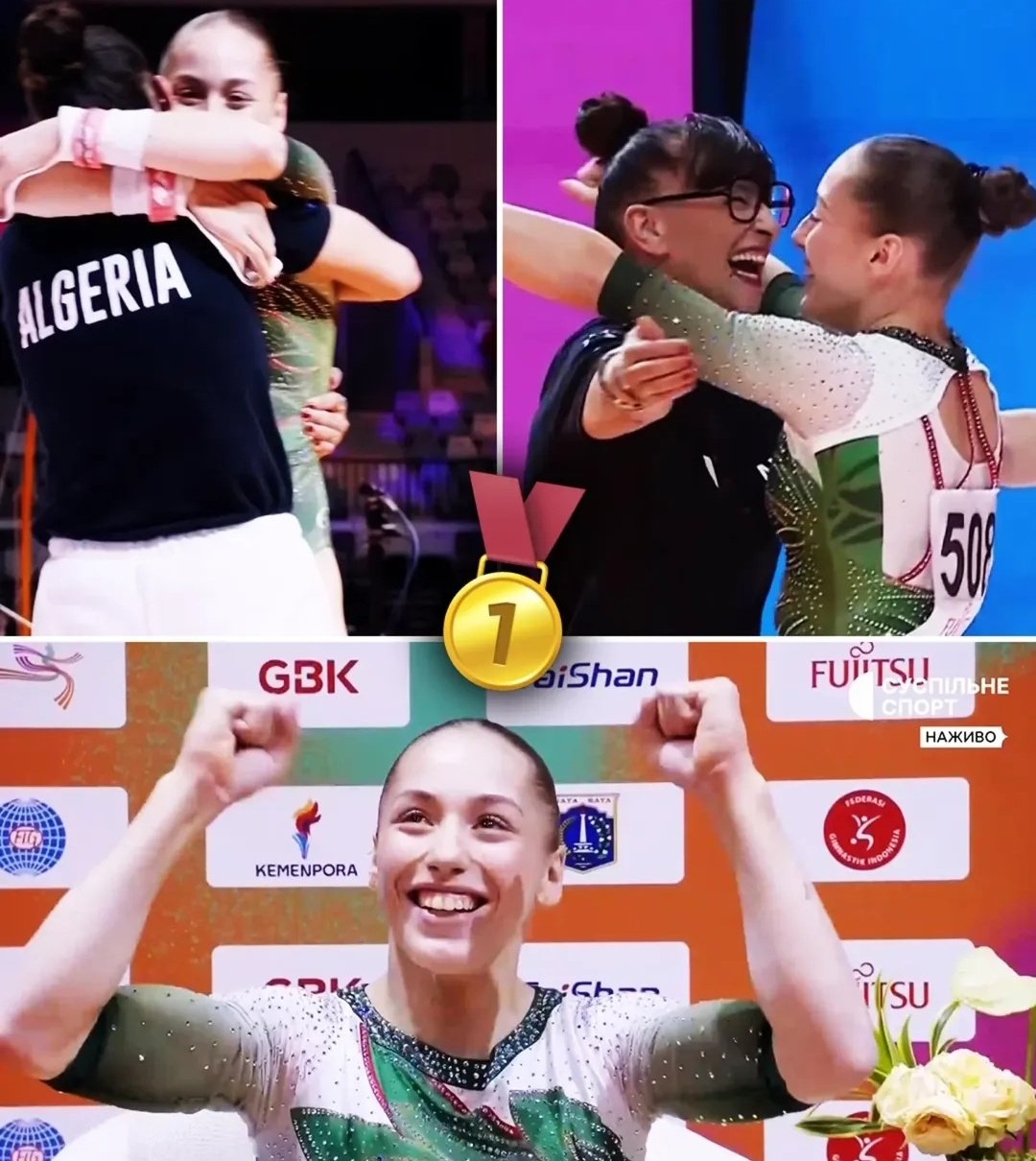 الجزائرية كيليا نمور تفوز ببطولة كأس العالم للجمباز في جاكرتا 2025