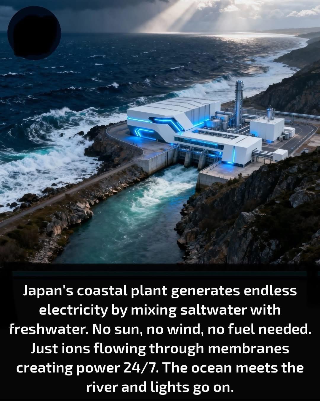 اليابان تولد الكهرباء من التقاء الماء المالح بالماء العذب 