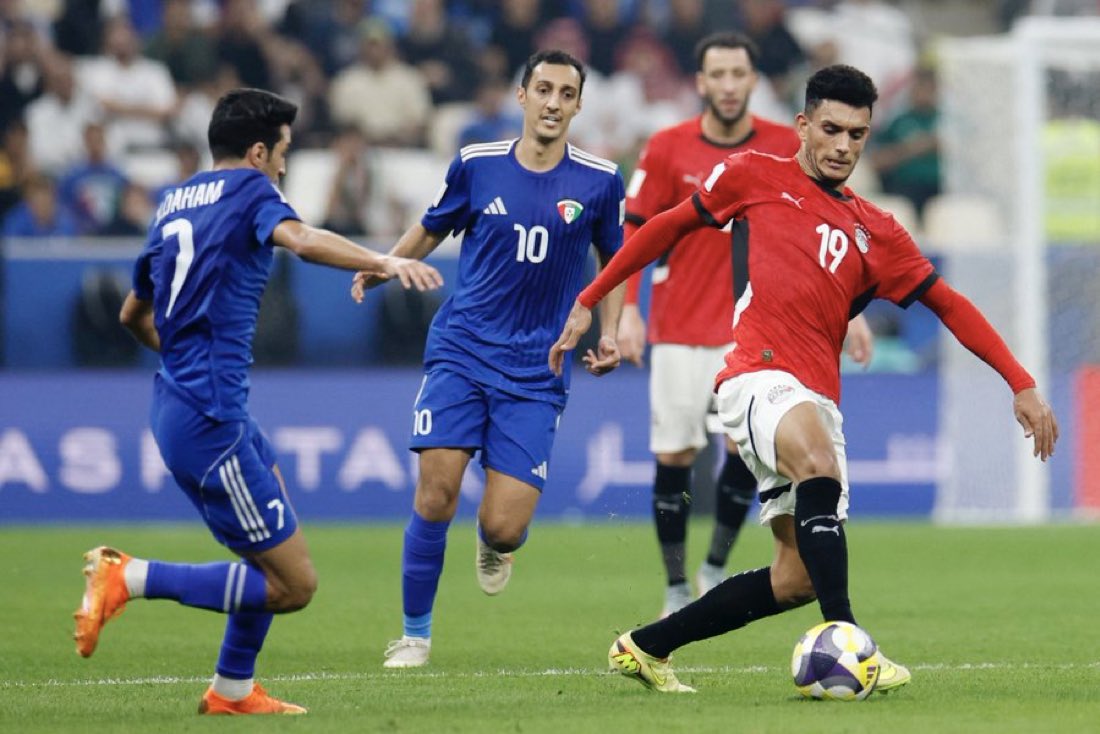 الكويت تخطف نقطة ثمينة من مصر بالتعادل الايجابي في بطولة كأس العرب في الدوحة 