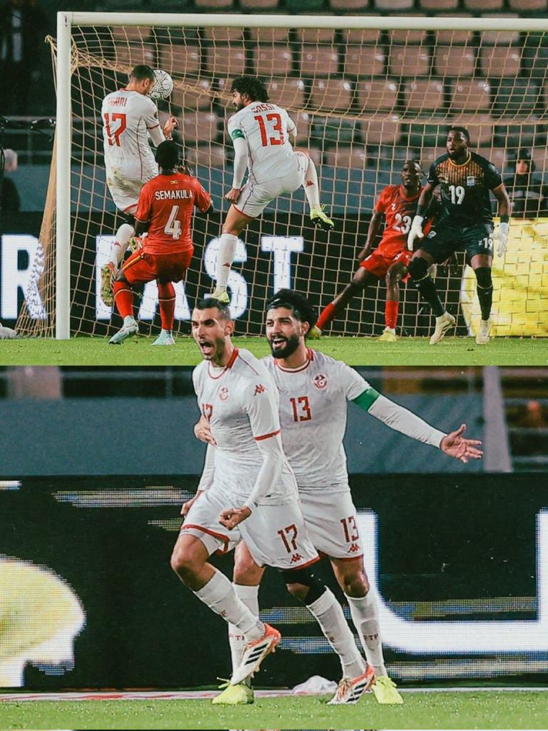 نسور قرطاج يفوزون على أوغندا 1/3 في الجولة الأولى من دور المجموعات في كأس  الأمم الإفريقية 